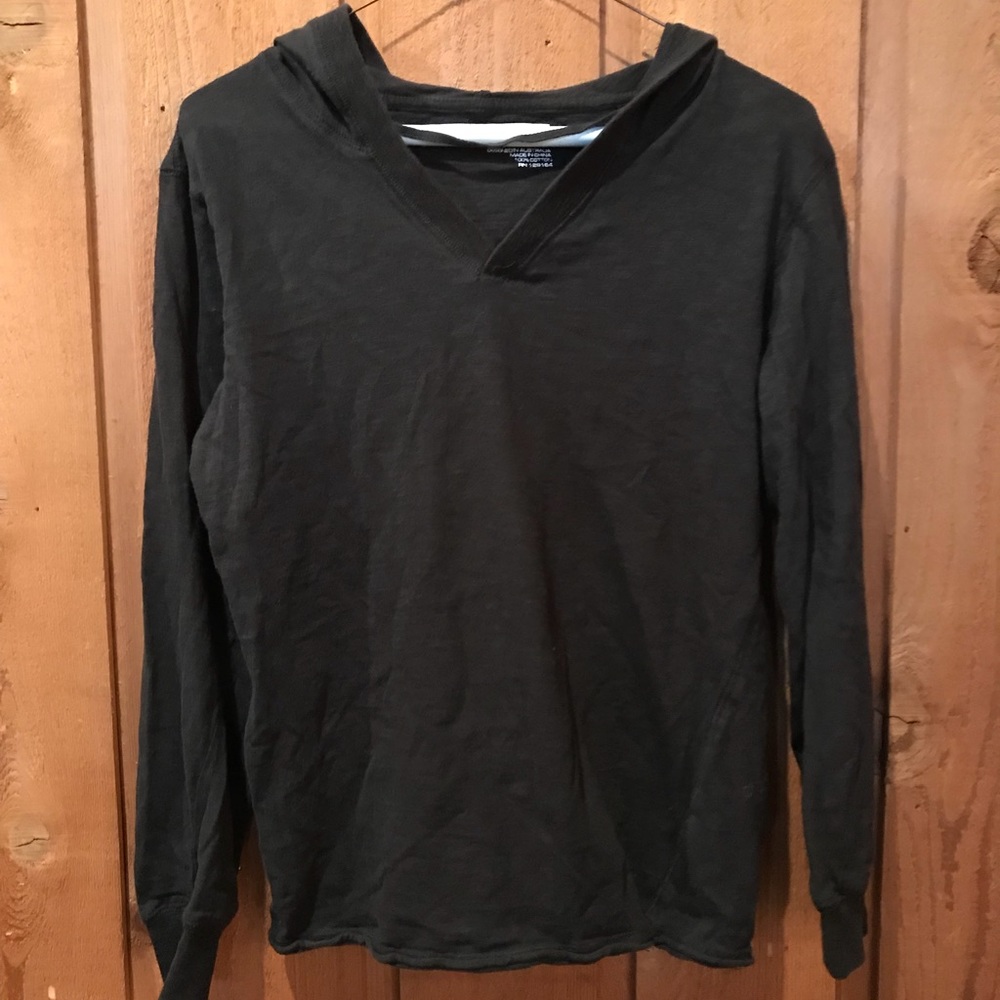 Black Hooded Sweatshirt